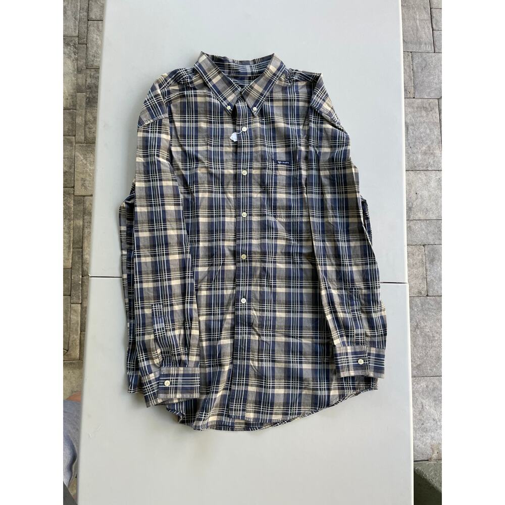 CHAPS, SIZE XL, BUTTON DOWN LONG SLEEVE SHIRT